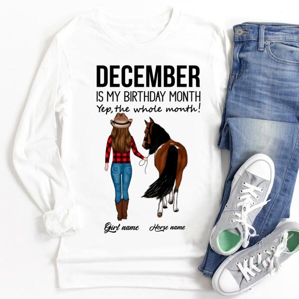 December Birthday Shirt, Custom Birthday Shirt, Queens Born In December, December Birthday Shirts For Woman, December Birthday Gifts