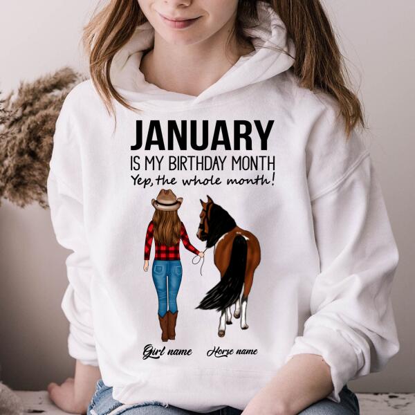 January Birthday Shirt, Custom Birthday Shirt, Queens Born In January, January Birthday Shirts For Woman, January Birthday Gifts