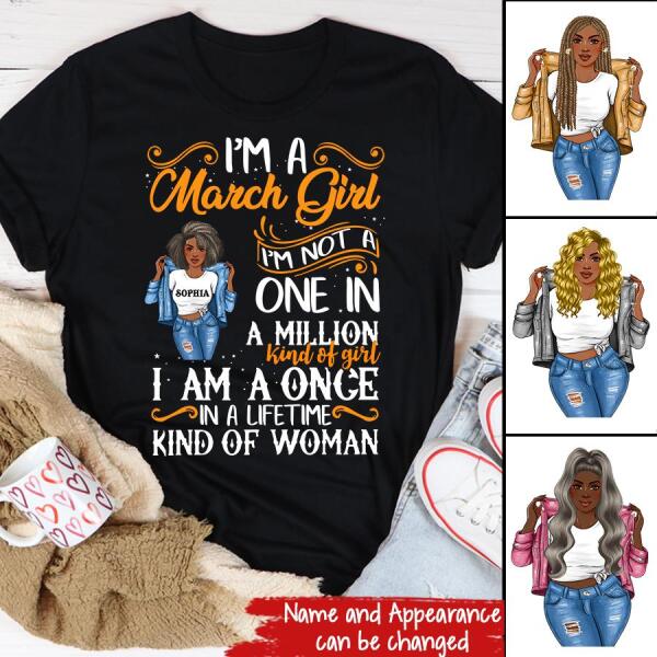 March Birthday Shirt, Custom Birthday Shirt, Queens Born In March, March Birthday Shirts For Woman, March Birthday Gifts