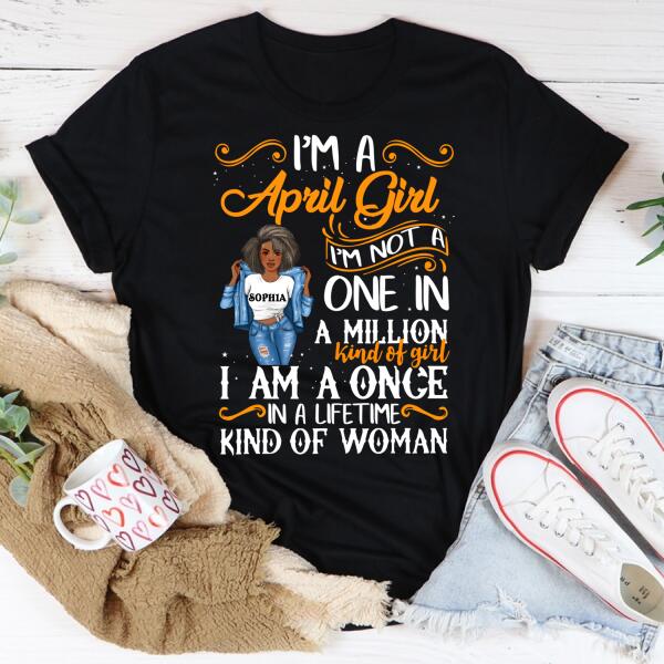 April Birthday Shirt, Custom Birthday Shirt, Queens Born In April, April Birthday Shirts For Woman, April Birthday Gifts