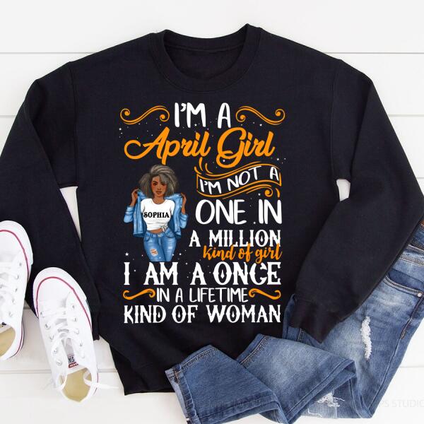 April Birthday Shirt, Custom Birthday Shirt, Queens Born In April, April Birthday Shirts For Woman, April Birthday Gifts