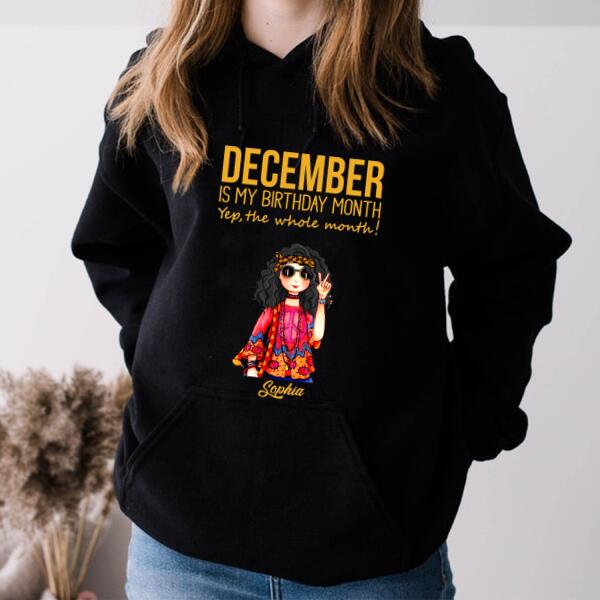 December Birthday Shirt, Custom Birthday Shirt, Queens Born In December, December Birthday Shirts For Woman, December Birthday Gifts