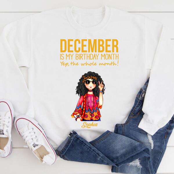 December Birthday Shirt, Custom Birthday Shirt, Queens Born In December, December Birthday Shirts For Woman, December Birthday Gifts
