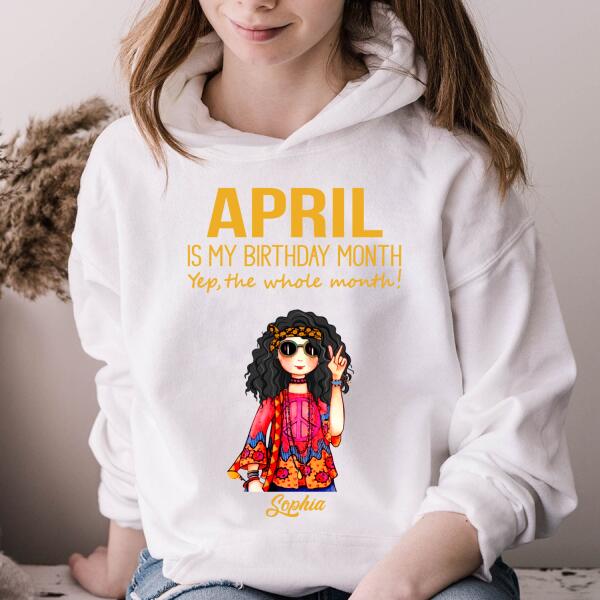 April Birthday Shirt, Custom Birthday Shirt, Queens Born In April, April Birthday Shirts For Woman, April Birthday Gifts