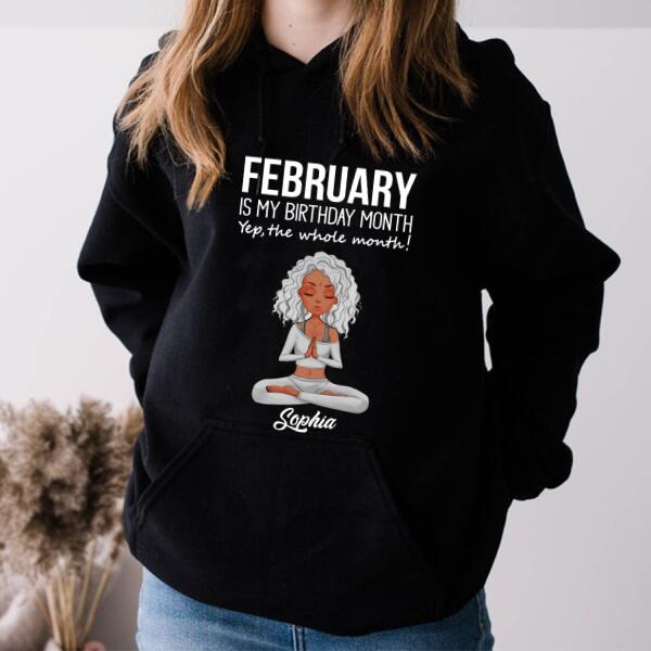 February Birthday Shirt, Custom Birthday Shirt, Queens Born In February, February Birthday Shirts For Woman, February Birthday Gifts