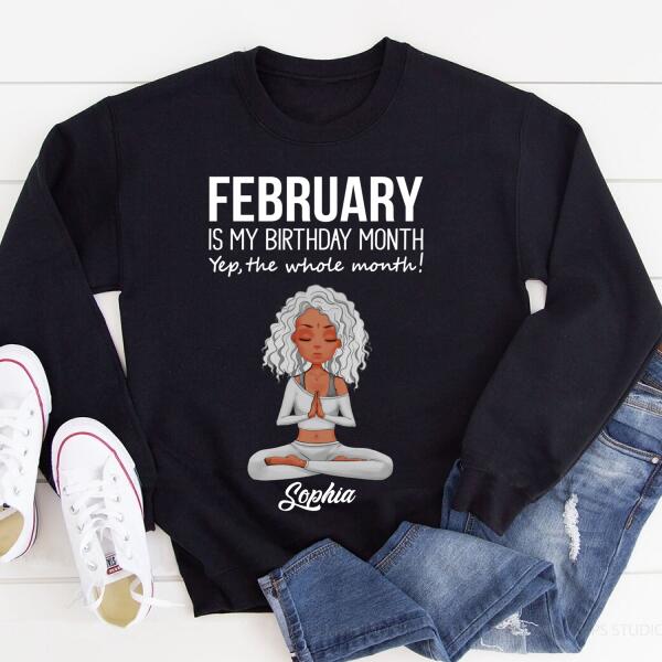 February Birthday Shirt, Custom Birthday Shirt, Queens Born In February, February Birthday Shirts For Woman, February Birthday Gifts