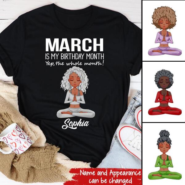 March Birthday Shirt, Custom Birthday Shirt, Queens Born In March, March Birthday Shirts For Woman, March Birthday Gifts