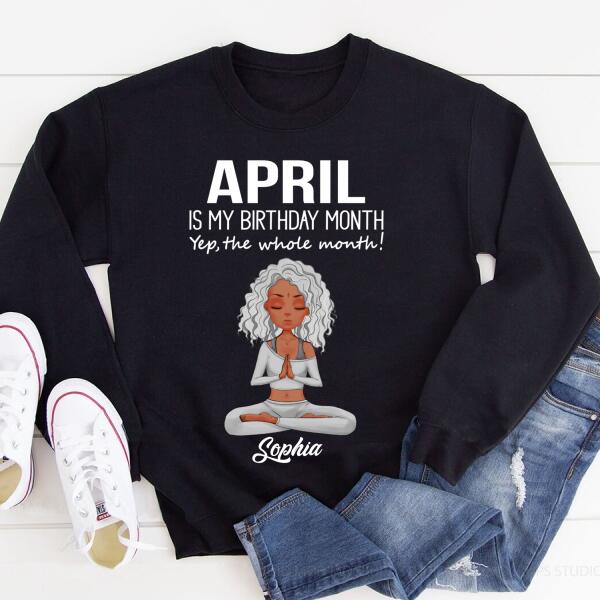 April Birthday Shirt, Custom Birthday Shirt, Queens Born In April, April Birthday Shirts For Woman, April Birthday Gifts