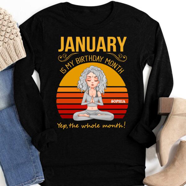January Birthday Shirt, Custom Birthday Shirt, Queens Born In January, January Birthday Shirts For Woman, January Birthday Gifts
