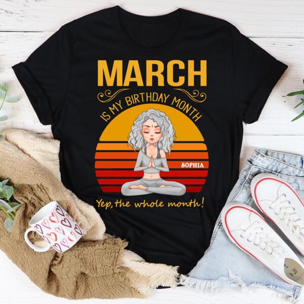 March Birthday Shirt, Custom Birthday Shirt, Queens Born In March, March Birthday Shirts For Woman, March Birthday Gifts