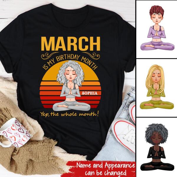March Birthday Shirt, Custom Birthday Shirt, Queens Born In March, March Birthday Shirts For Woman, March Birthday Gifts