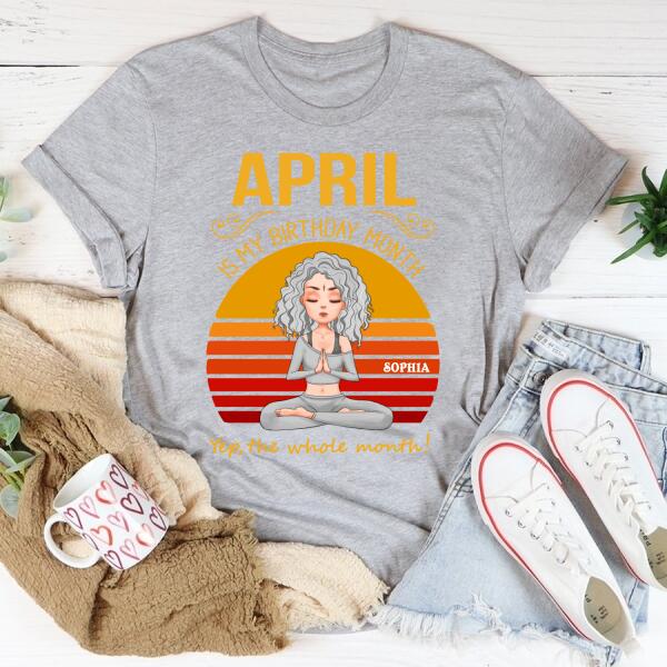 April Birthday Shirt, Custom Birthday Shirt, Queens Born In April, April Birthday Shirts For Woman, April Birthday Gifts