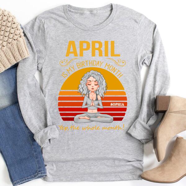 April Birthday Shirt, Custom Birthday Shirt, Queens Born In April, April Birthday Shirts For Woman, April Birthday Gifts