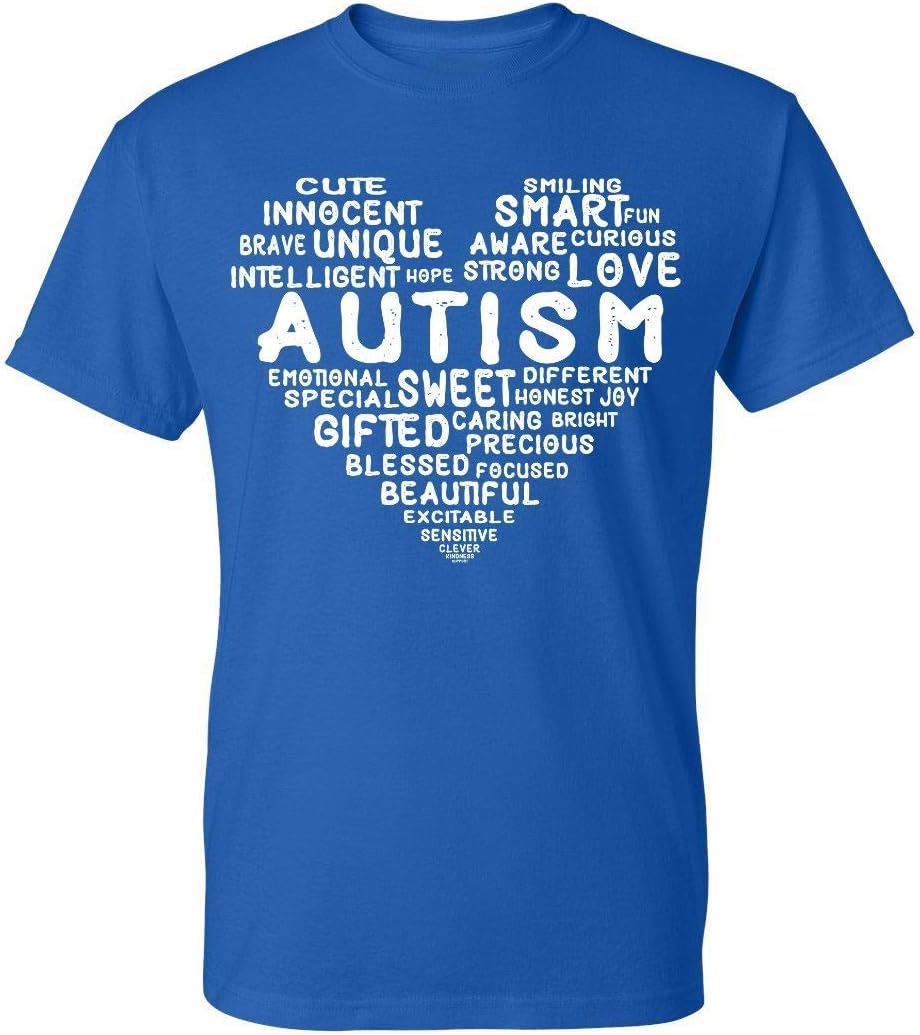 Kropsis Heart Love Sweet Smart Honest Autism Awareness