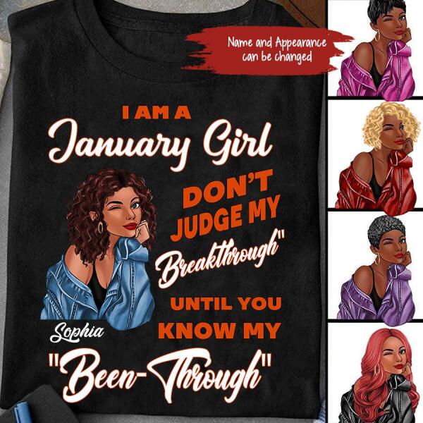 January Birthday Shirt, Custom Birthday Shirt, Queens Born In January, January Birthday Shirts For Woman, January Birthday Gifts