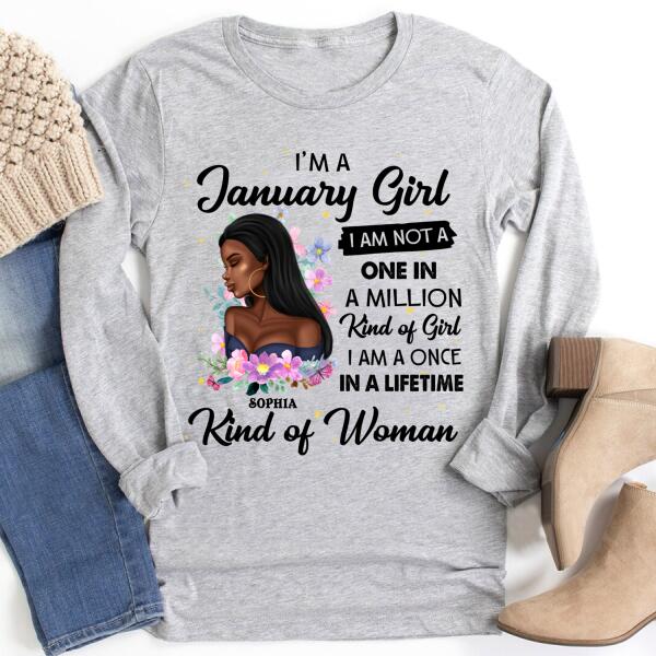 January Birthday Shirt, Custom Birthday Shirt, Queens Born In January, January Birthday Shirts For Woman, January Birthday Gifts