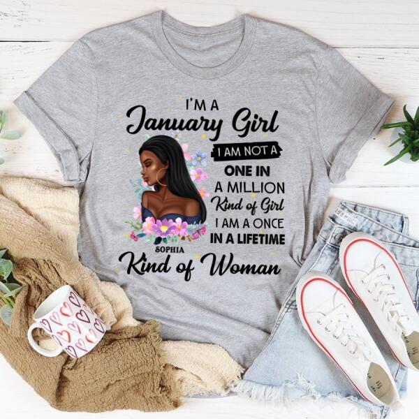 January Birthday Shirt, Custom Birthday Shirt, Queens Born In January, January Birthday Shirts For Woman, January Birthday Gifts