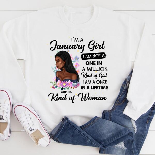 January Birthday Shirt, Custom Birthday Shirt, Queens Born In January, January Birthday Shirts For Woman, January Birthday Gifts