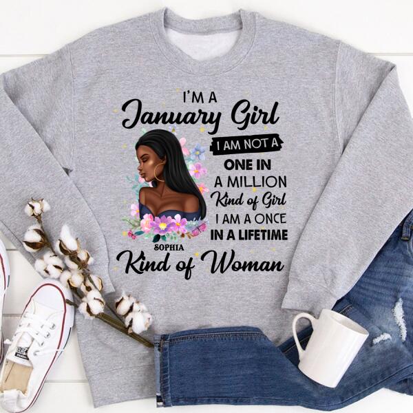 January Birthday Shirt, Custom Birthday Shirt, Queens Born In January, January Birthday Shirts For Woman, January Birthday Gifts