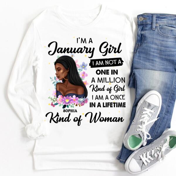 January Birthday Shirt, Custom Birthday Shirt, Queens Born In January, January Birthday Shirts For Woman, January Birthday Gifts