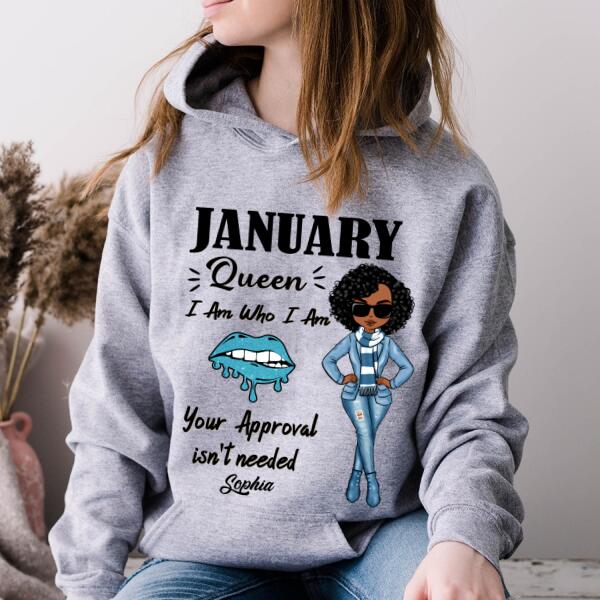 January Birthday Shirt, Custom Birthday Shirt, Queens Born In January, January Birthday Shirts For Woman, January Birthday Gifts