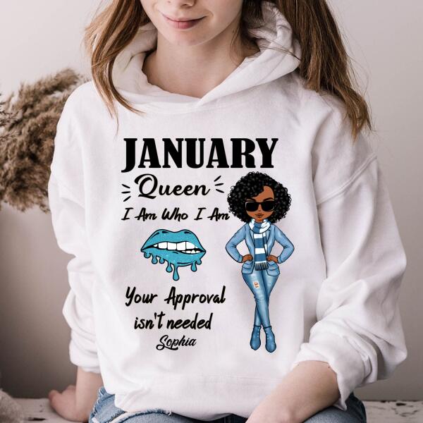 January Birthday Shirt, Custom Birthday Shirt, Queens Born In January, January Birthday Shirts For Woman, January Birthday Gifts