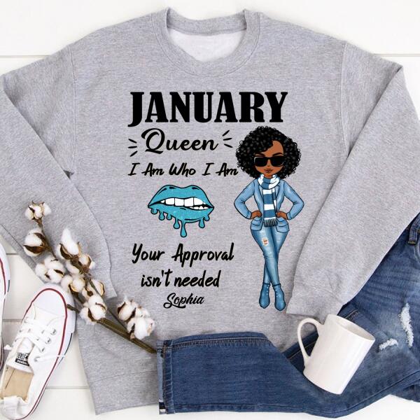 January Birthday Shirt, Custom Birthday Shirt, Queens Born In January, January Birthday Shirts For Woman, January Birthday Gifts