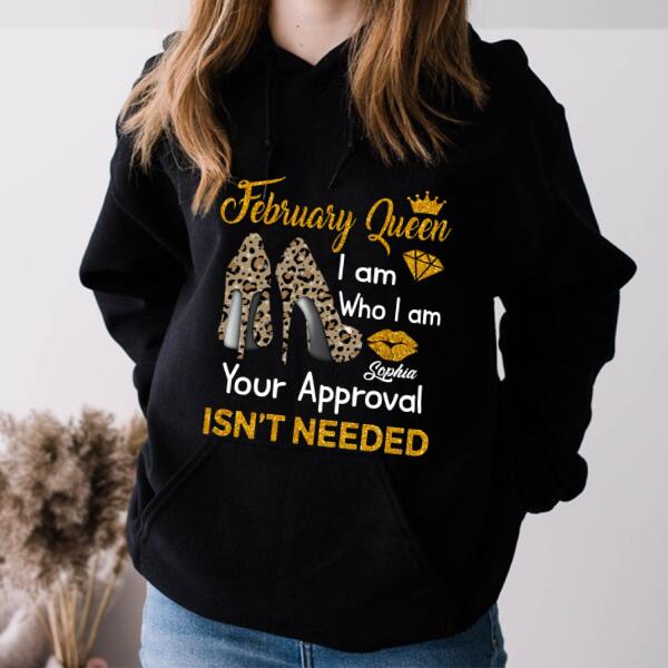 February Birthday Shirt, Custom Birthday Shirt, Queens Born In February, February Birthday Shirts For Woman, February Birthday Gifts