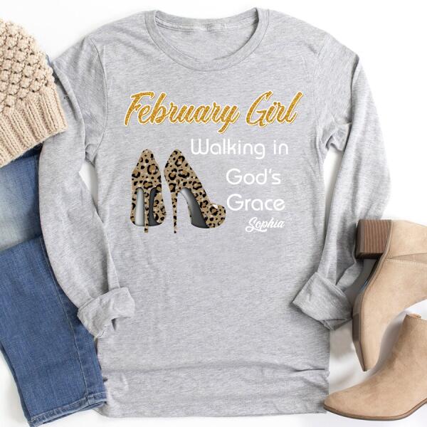 February Birthday Shirt, Custom Birthday Shirt, Queens Born In February, February Birthday Shirts For Woman, February Birthday Gifts