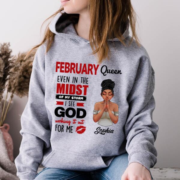 February Birthday Shirt, Custom Birthday Shirt, Queens Born In February, February Birthday Shirts For Woman, February Birthday Gifts