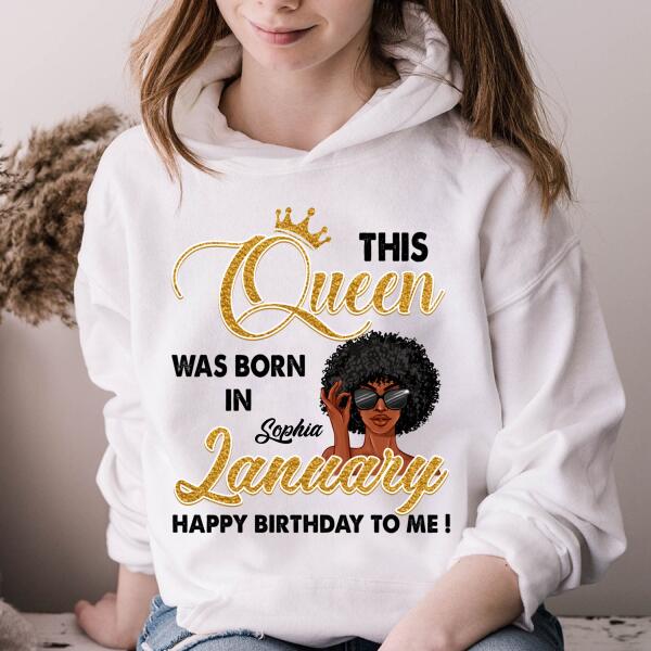 January Birthday Shirt, Custom Birthday Shirt, Queens Born In January, January Birthday Shirts For Woman, January Birthday Gifts