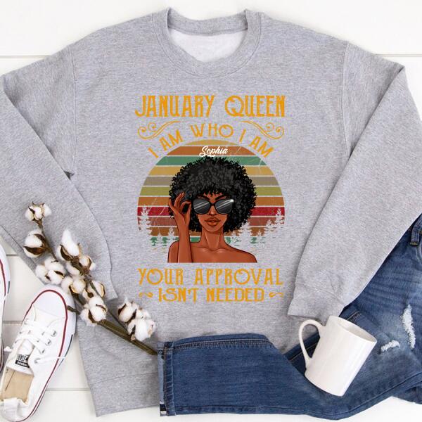 January Birthday Shirt, Custom Birthday Shirt, Queens Born In January, January Birthday Shirts For Woman, January Birthday Gifts
