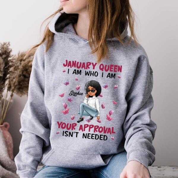 January Birthday Shirt, Custom Birthday Shirt, Queens Born In January, January Birthday Gifts, January shirts for Woman