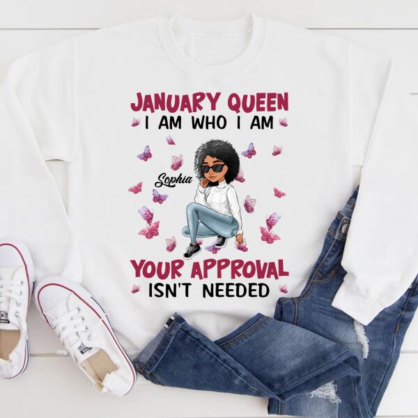 January Birthday Shirt, Custom Birthday Shirt, Queens Born In January, January Birthday Gifts, January shirts for Woman