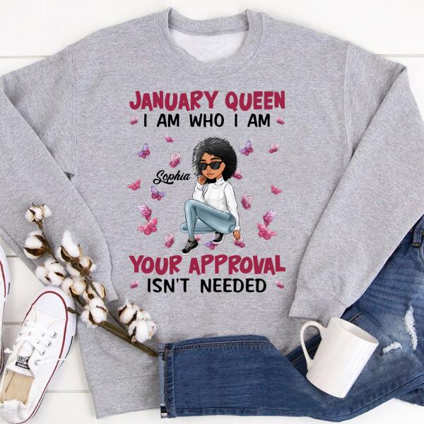 January Birthday Shirt, Custom Birthday Shirt, Queens Born In January, January Birthday Gifts, January shirts for Woman