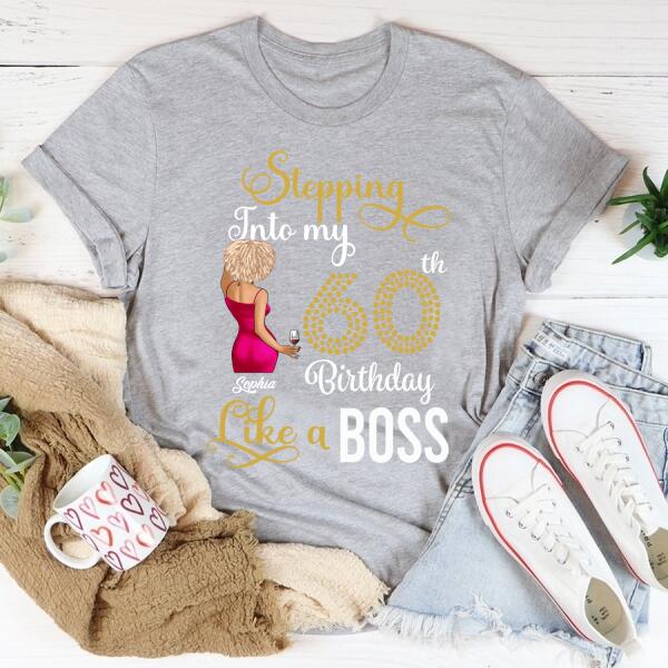 Custom Birthday Shirts, Chapter 60, Fabulous Since 1962 60th Birthday Unique T Shirt For Woman, Her Gifts For 60 Years Old, Turning 60 Birthday Cotton Shirt