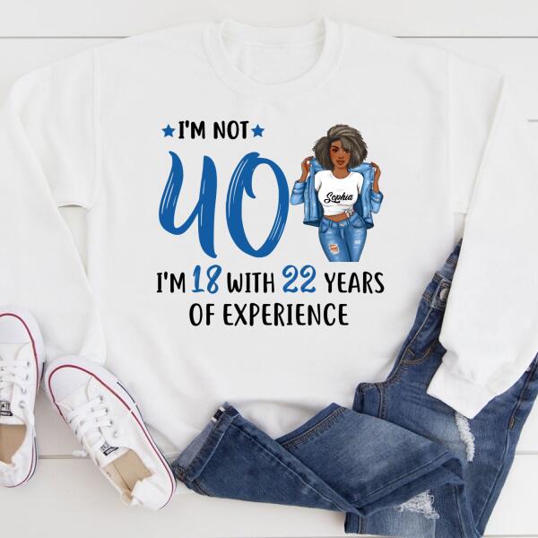 Personalized Birthday T Shirt, Chapter 40, Fabulous Since 1982 40th Birthday Unique T Shirt For Woman, Her Gifts For 40 Years Old , Turning 40 Birthday Cotton Shirt