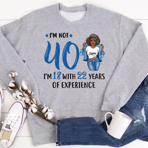 Personalized Birthday T Shirt, Chapter 40, Fabulous Since 1982 40th Birthday Unique T Shirt For Woman, Her Gifts For 40 Years Old , Turning 40 Birthday Cotton Shirt