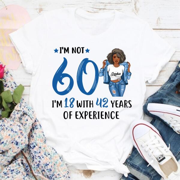 Personalized Birthday T Shirt, Chapter 60, Fabulous Since 1962 60th Birthday Unique T Shirt For Woman, Her Gifts For 60 Years Old , Turning 60 Birthday Cotton Shirt
