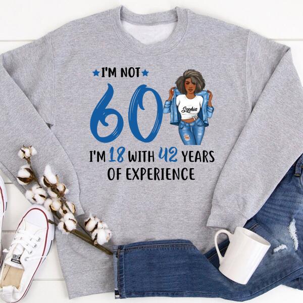 Personalized Birthday T Shirt, Chapter 60, Fabulous Since 1962 60th Birthday Unique T Shirt For Woman, Her Gifts For 60 Years Old , Turning 60 Birthday Cotton Shirt