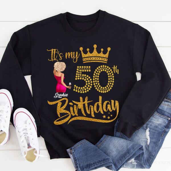 Custom Birthday Shirts, Chapter 50, Fabulous Since 1972 50th Birthday Unique T Shirt For Woman, Her Gifts For 50 Years Old, Turning 50 Birthday Cotton Shirt