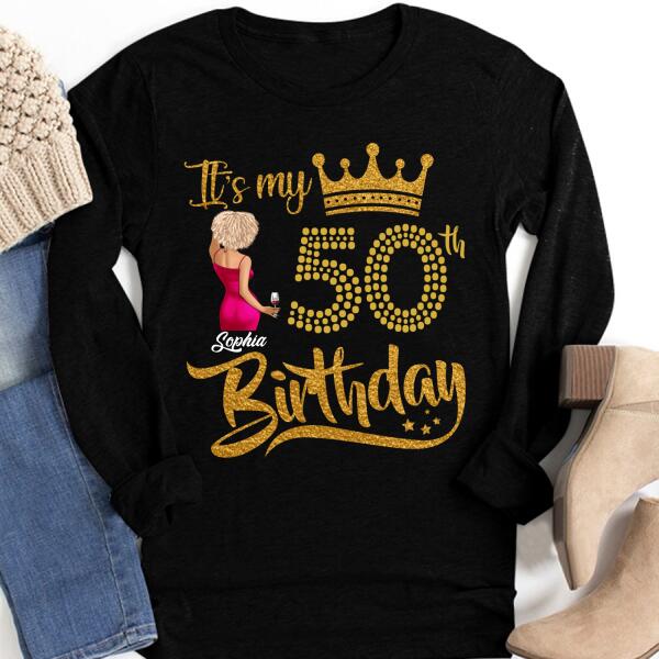 Custom Birthday Shirts, Chapter 50, Fabulous Since 1972 50th Birthday Unique T Shirt For Woman, Her Gifts For 50 Years Old, Turning 50 Birthday Cotton Shirt