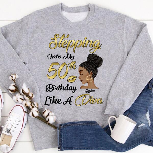 Chapter 50, Fabulous Since 1972 50th Birthday Unique T Shirt For Woman, Custom Birthday Shirt, Her Gifts For 50 Years Old , Turning 50 Birthday Cotton Shirt