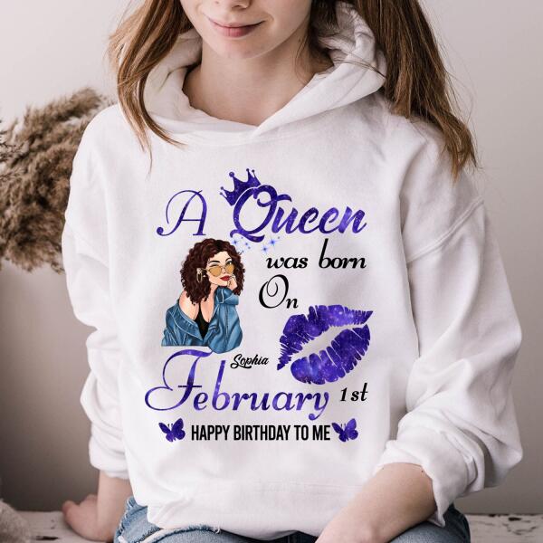February Birthday Shirt, Custom Birthday Shirt, Queens Born In February, February Birthday Gifts, February Queen shirt, February Birthday Shirts For Woman, Her Birthday Gifts For February