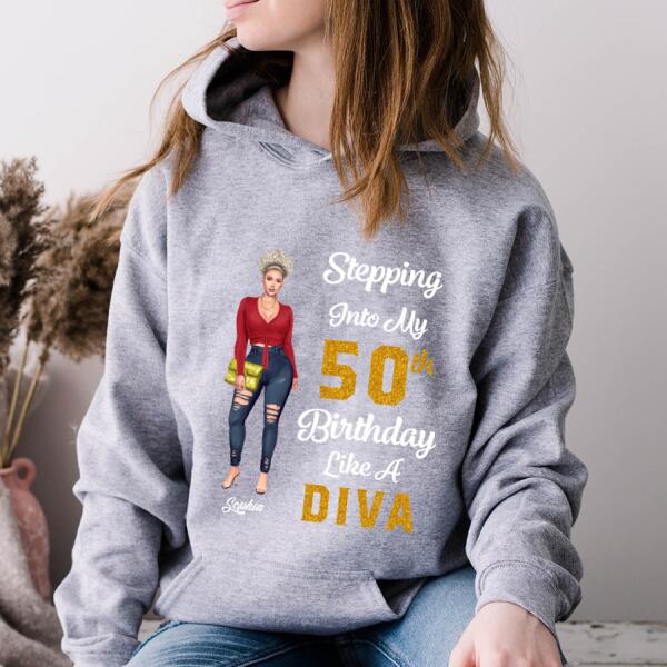 Chapter 50, Fabulous Since 1972 50th Birthday Unique T Shirt For Woman, Custom Birthday Shirt, Her Gifts For 50 Years Old , Turning 50 Birthday Cotton Shirt