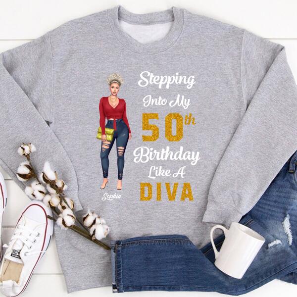 Chapter 50, Fabulous Since 1972 50th Birthday Unique T Shirt For Woman, Custom Birthday Shirt, Her Gifts For 50 Years Old , Turning 50 Birthday Cotton Shirt