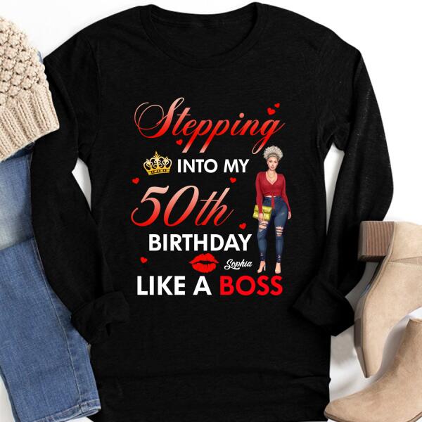Chapter 50, Fabulous Since 1972 50th Birthday Unique T Shirt For Woman, Custom Birthday Shirt, Her Gifts For 50 Years Old , Turning 50 Birthday Cotton Shirt