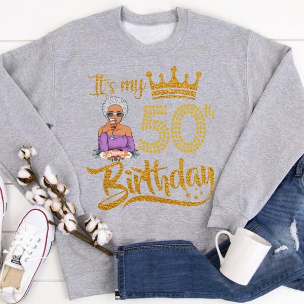 Chapter 50, Fabulous Since 1972 50th Birthday Unique T Shirt For Woman, Custom Birthday Shirt, Her Gifts For 50 Years Old , Turning 50 Birthday Cotton Shirt