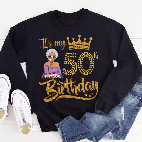 Chapter 50, Fabulous Since 1972 50th Birthday Unique T Shirt For Woman, Custom Birthday Shirt, Her Gifts For 50 Years Old , Turning 50 Birthday Cotton Shirt