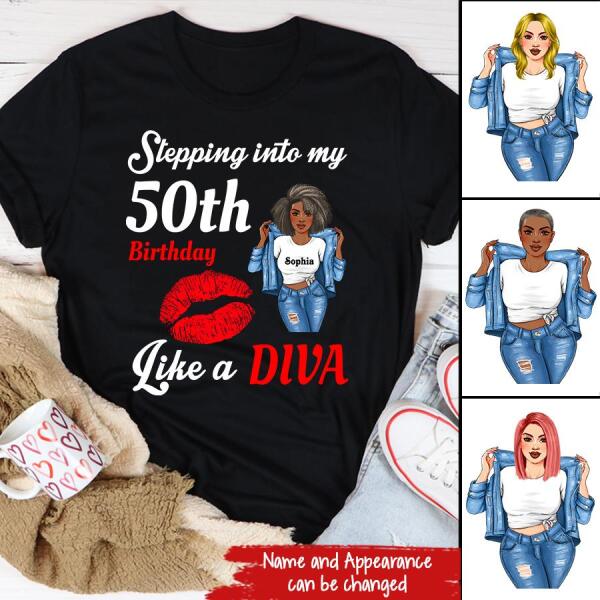 Chapter 50, Fabulous Since 1972 50th Birthday Unique T Shirt For Woman, Custom Birthday Shirt, Her Gifts For 50 Years Old , Turning 50 Birthday Cotton Shirt